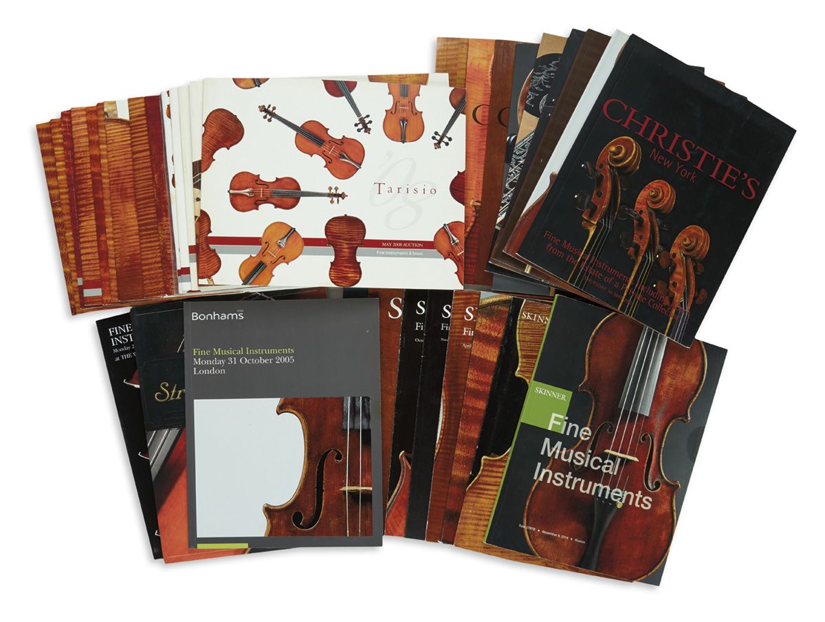 Bonhams; Christie’s; Tarisio; Skinner; Gardiner Houlgate; Gliga String Instruments.