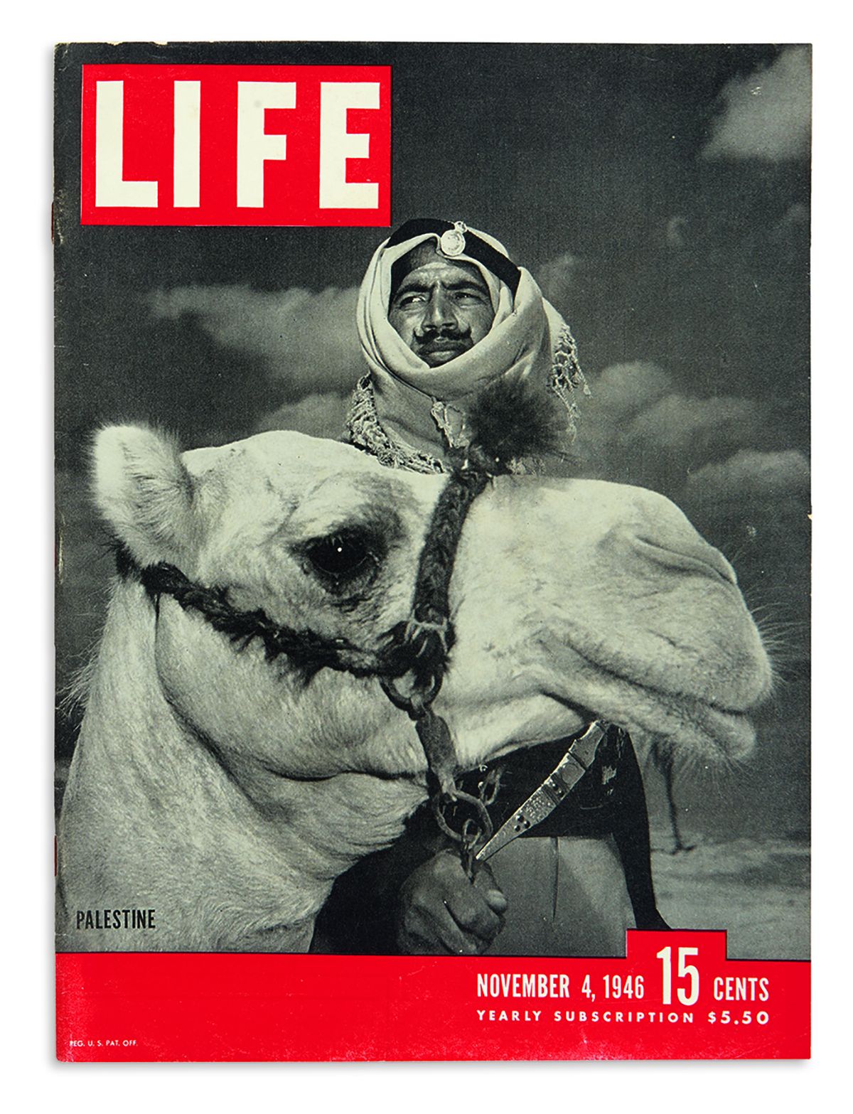 Group of eight issues of Life Magazine. Each containing articles relating to Zionism