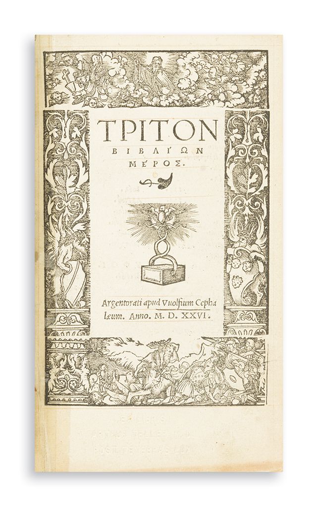 Greek). Volume III only (of 4). Greek). Volume III only (of 4).