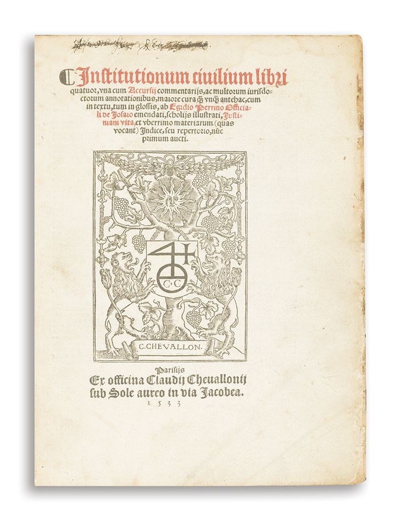 Institutionum civilium libri quatuor. Institutionum civilium libri quatuor.