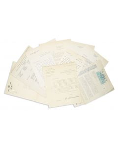 Group of c. 35 Typed and Autograph Letters Signed, all written to Gen. Morris Carlton Troper,