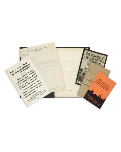 Group of c. 35 books, pamphlets, publicity and few letters all pertaining to activities of the American Jewish Joint Distribution Committee; covering the years of World War II, prior as well as shortly after.