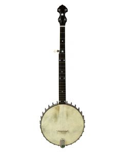 The Vega Company, Boston, 1926, style R conversion by Steven Senerchia, serial number 70065, diameter of head 11 in. Certificate and appraisal: Mandolin Brothers, New York, 1988.