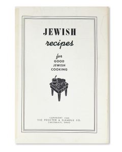 Jewish Recipes for Good Jewish Cooking - Idishe Resipis far Gute Idishe Gerichten.