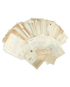 Large archive of c. 350 documents and letters to, and accumulated by,  concerning the campaign to protect Kosher slaughter (Shechitah) in Germany.