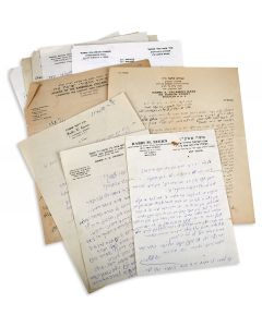Group of c.12 Autograph Letters Signed written by US-based Orthodox Rabbis.