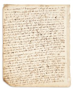  1762-1839). Autograph Manuscript. Torah commentary to Parshiyoth Balak - Pinchas.