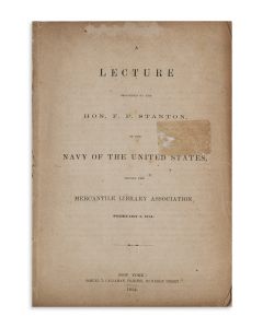 A Lecture Delivered by the Hon. F.P. Stanton on the Navy of the United States, before the Mercantile Library Association.