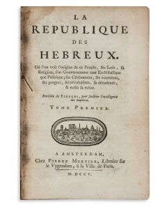  La Republique des Hebreux. Edited and translated by Willem Goeree.