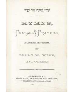 Hymns, Psalms and Prayers. Prepared by  and others.