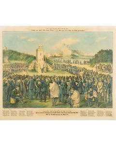 Service on the Day of Atonement by the Israelite Soldiers of the Prussian Army before Metz 1870.